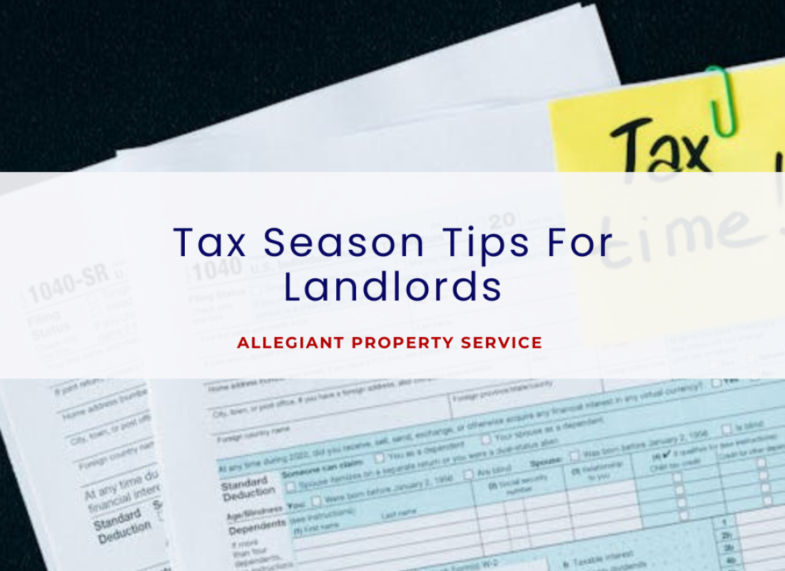 Tax Season Tips For Landlords